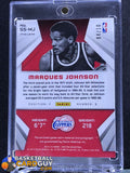 2014-15 Panini Spectra Spectacular Swatches Signatures Prizms Gold #SSMJ Marques Johnson - Basketball Cards