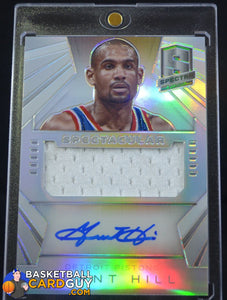 2014-15 Panini Spectra Spectacular Swatches Signatures #SSGH3 Grant Hill/35 - Basketball Cards