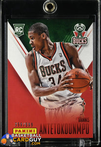 2014 Panini Father’s Day #38 Giannis Antetokounmpo BK basketball card, numbered, rookie card