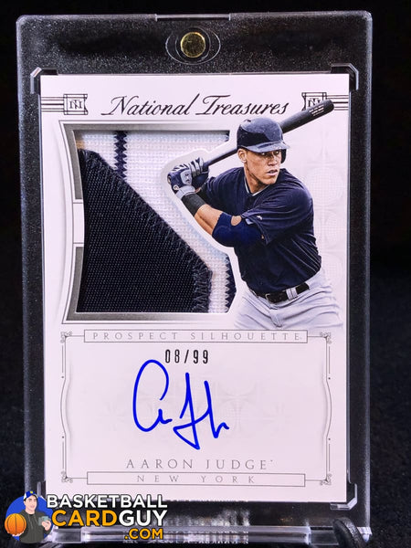 Aaron Judge 2020 Panini Flawless Signature Prime Materials Gold Patch  Autograph Card 04/10