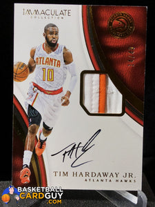 2016-17 Immaculate Collection Patch Autographs #30 Tim Hardaway Jr./40 - Basketball Cards