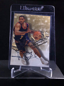 Cory Alexander 1998-99 Skybox Premium Autographics - Basketball Cards