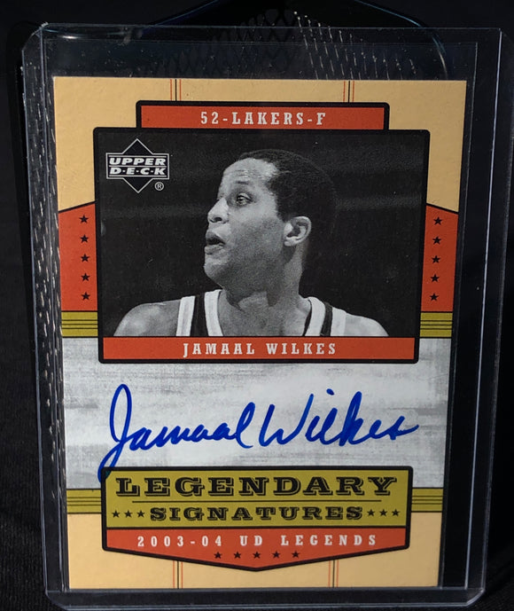 Jamaal Wilkes 2003-04 Upper Deck Legends Legendary Signatures #JA - Basketball Cards