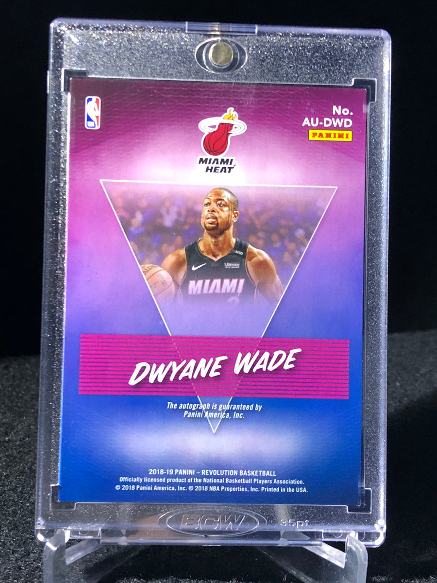 Dwyane Wade 2018-19 Panini Revolution Autographs – Basketball Card Guy