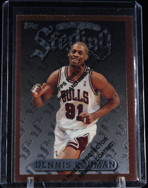 Dennis Rodman 1996-97 Finest #5 Bronze - Basketball Cards