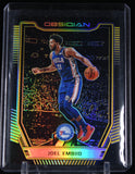 Joel Embiid 2018-19 Panini Obsidian Electric Etch Yellow #48 Gold #/10