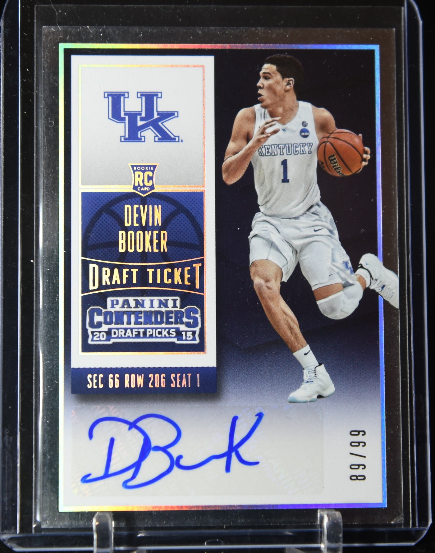 Devin Booker 2015-16 Panini Contenders Draft Picks Draft Ticket