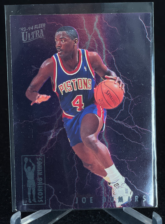 Joe Dumars 1998 - 99 Fleer Ultra Detroit Pistons Basketball Card