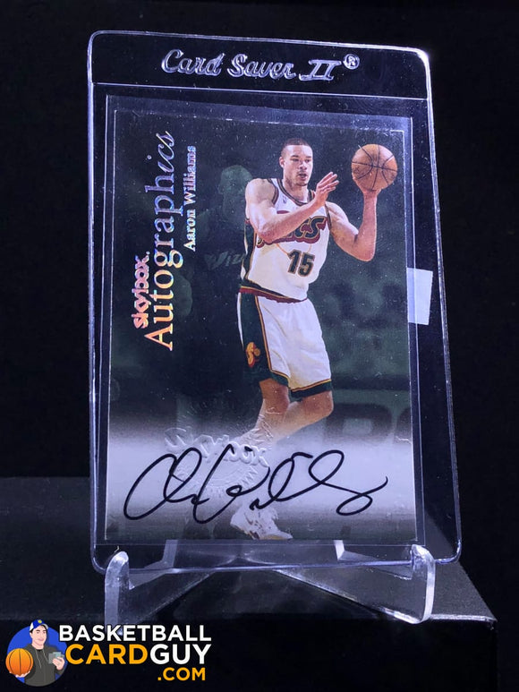 Aaron Williams 1999-00 Skybox Premium Autographics - Basketball Cards