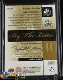 Adrian Dantley 2011 Upper Deck SP Authentic By The Letter #BL-AD #/50 autograph, basketball card, numbered