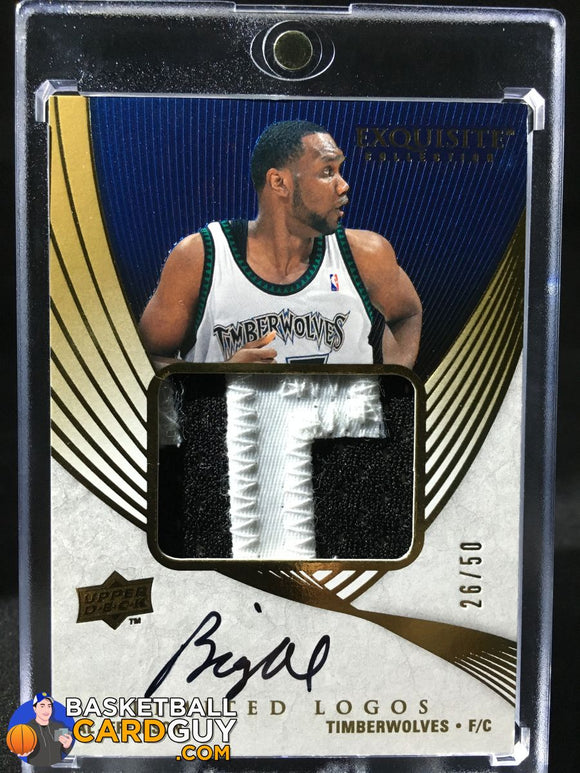Al Jefferson 2007-08 Exquisite Limited Logos /50 - Basketball Cards
