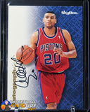 Allan Houston 1996-97 Skybox Autographics autograph, basketball card
