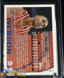 Allen Iverson 1996-97 Topps NBA at 50 #171 RC 90’s insert, basketball card, refractor