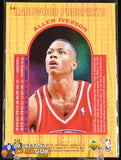 Allen Iverson 1996-97 UD3 #14 RC basketball card, rookie card