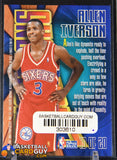 Allen Iverson 1996-97 Z-Force Zensations #10 basketball card, rookie card