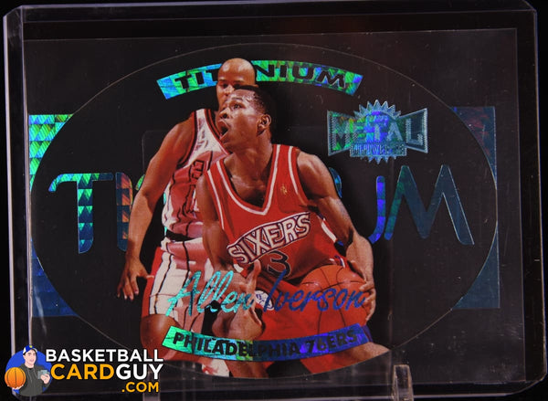 Allen Iverson 1997-98 Metal Universe Titanium #2 – Basketball Card Guy