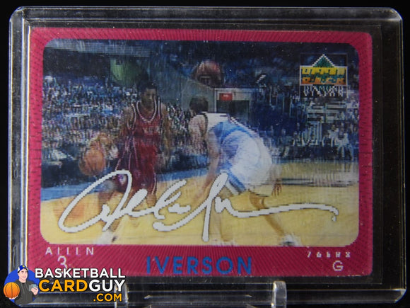 Allen Iverson 1997-98 Upper Deck Diamond Vision Signature Moves #20 basketball card
