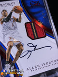 Allen Iverson 2016-17 Immaculate Collection Patch Autographs Red /25 - Basketball Cards