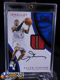 Allen Iverson 2016-17 Immaculate Collection Patch Autographs Red /25 - Basketball Cards