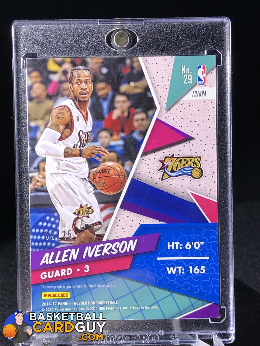 Allen Iverson 2016-17 Panini Revolution FUTURA #3/25 (Jersey