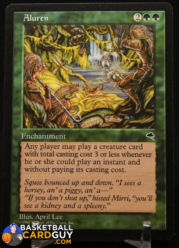Aluren 1997 Magic The Gathering Tempest #213 R G magic the gathering