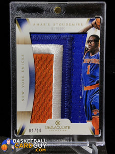 Amar'e Soudemire Immaculate Numbers /10 - Basketball Cards