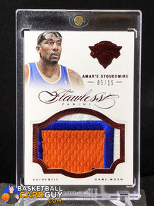 Amar'e Stoudemire Flawless Patch Ruby /15 - Basketball Cards