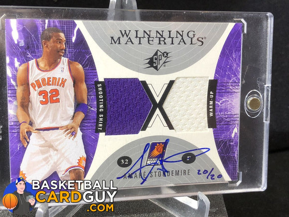 Amar'e Stoudemire Winning Materials Autograph Buyback /20 - Basketball Cards