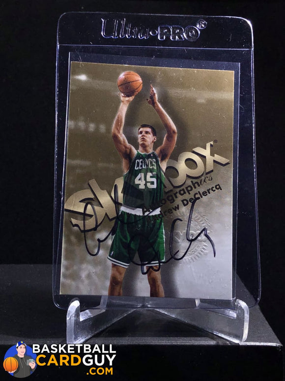 Andrew DeClercq 1998-99 Skybox Premium Autographics - Basketball Cards