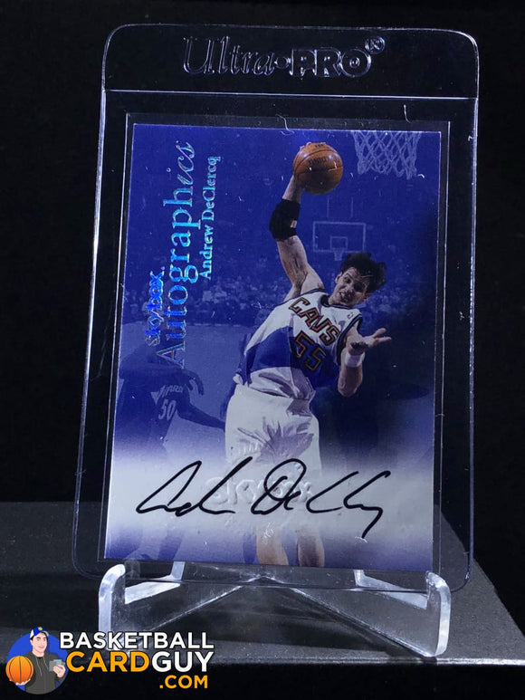 Andrew DeClercq 1999-00 Skybox Premium Autographics - Basketball Cards