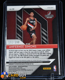 Anfernee Simons 2018-19 Panini Prizm Prizms Red #/299 #61 RC basketball card, numbered, prizm, refractor, rookie card