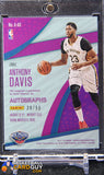 Anthony Davis 2017-18 Panini Revolution Autographs Cubic #/50 - Basketball Cards