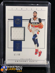 Anthony Davis 2018-19 Encased Jerseys - Basketball Cards