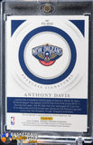 Anthony Davis 2018-19 Panini National Treasures Peerless Signatures Bronze #/15 - Basketball Cards