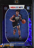 Anthony Edwards 2020-21 Hoops Hyper Blue #216 basketball card, numbered, parallel, rookie card