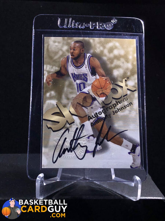 Anthony Johnson 1998-99 Skybox Premium Autographics - Basketball Cards