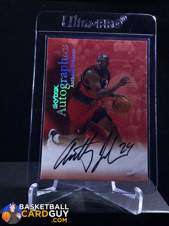 Anthony Johnson 1999-00 Skybox Premium Autographics - Basketball Cards