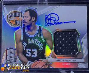 Artis Gilmore 2014-15 Panini Spectra Hall of Fame Autograph Materials #/35 - Basketball Cards
