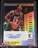 Bam Adebayo 2017-18 Panini Essentials True Potential Signatures #38 autograph, basketball card, numbered, rookie card