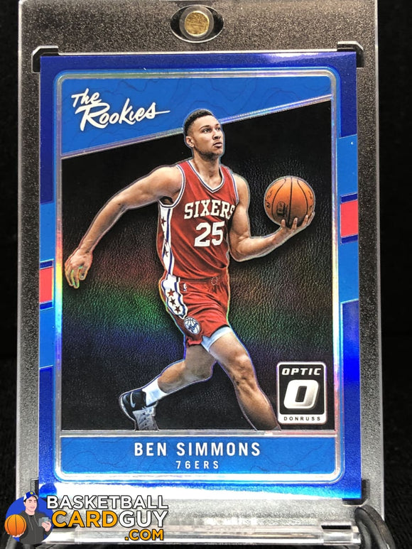 Ben Simmons 2016-17 Donruss Optic The Rookies Blue #/49 RC - Basketball Cards