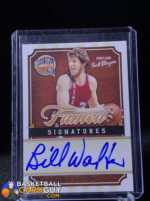Bill Walton 2009-10 Hall of Fame Famed Signatures #/249 - Basketball Cards