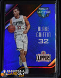 Blake Griffin 2015-16 Totally Certified Blue #/99 basketball card, numbered