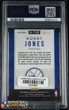 Bobby Jones Prizm Gold Autograph 2015-16 PSA 9 POP 1 autograph, basketball card, graded, numbered
