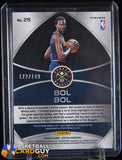 Bol Bol 2019-20 Panini Spectra #215 JSY AU #/149 autograph, basketball card, jersey, numbered, rookie card