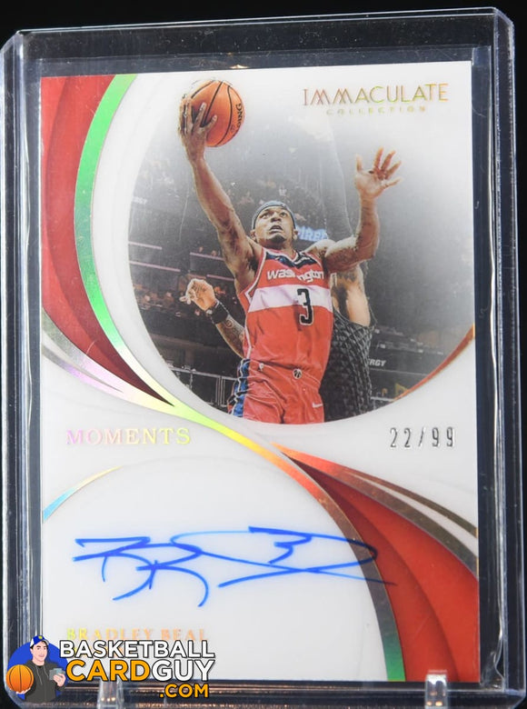 Bradley Beal 2018-19 Immaculate Collection Moments #/99 - Basketball Cards