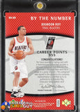 Brandon Roy 2007-08 SP Authentic By The Number Career Points #BNBR #/75 autograph, basketball card, numbered, patch