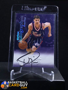 Brent Price 1999-00 Skybox Premium Autographics - Basketball Cards