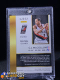 C.J. Mccollum 2014-15 Select Signatures Copper Auto #/49 - Basketball Cards