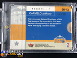 Carmelo Anthony 2003-04 Fleer Genuine Insider Genuine Article Insider #/50 - Basketball Cards