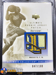 Carmelo Anthony 2003-04 Ultimate Collection Rookie Patch - Basketball Cards